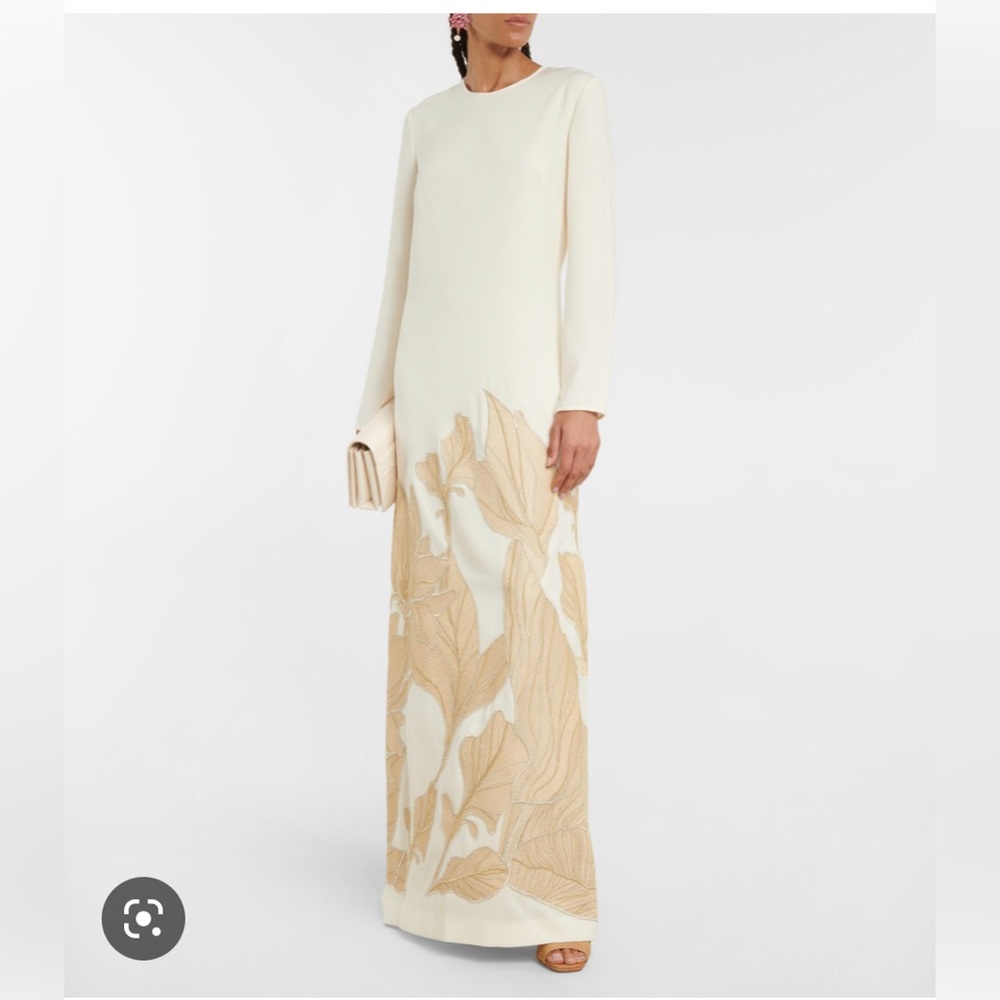 BRAND NEW COSTARELLOS IVORY COLUMN GOWN. SIZE FR40 / US 8
